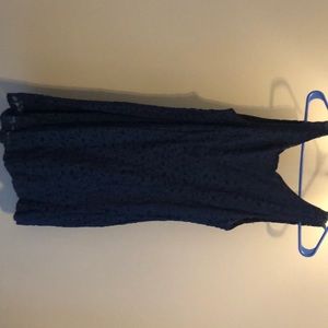 Navy lace dress